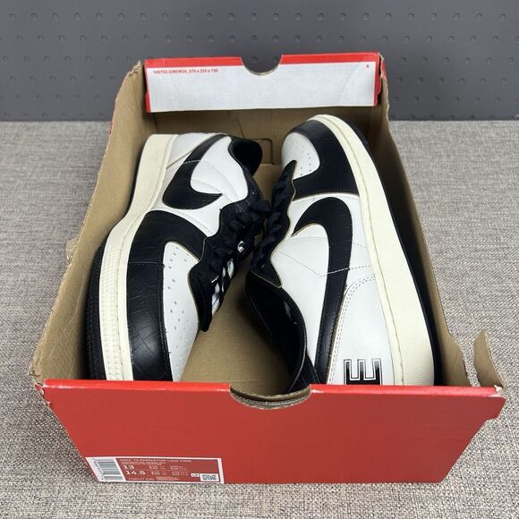 Nike Terminator Low Mens 13 FQ8127-030 Black White Lifestyle Casual Shoes Panda - Picture 9 of 10